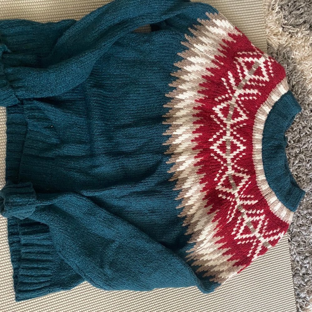 Winter knitted sweater